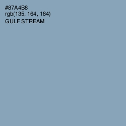 #87A4B8 - Gulf Stream Color Image